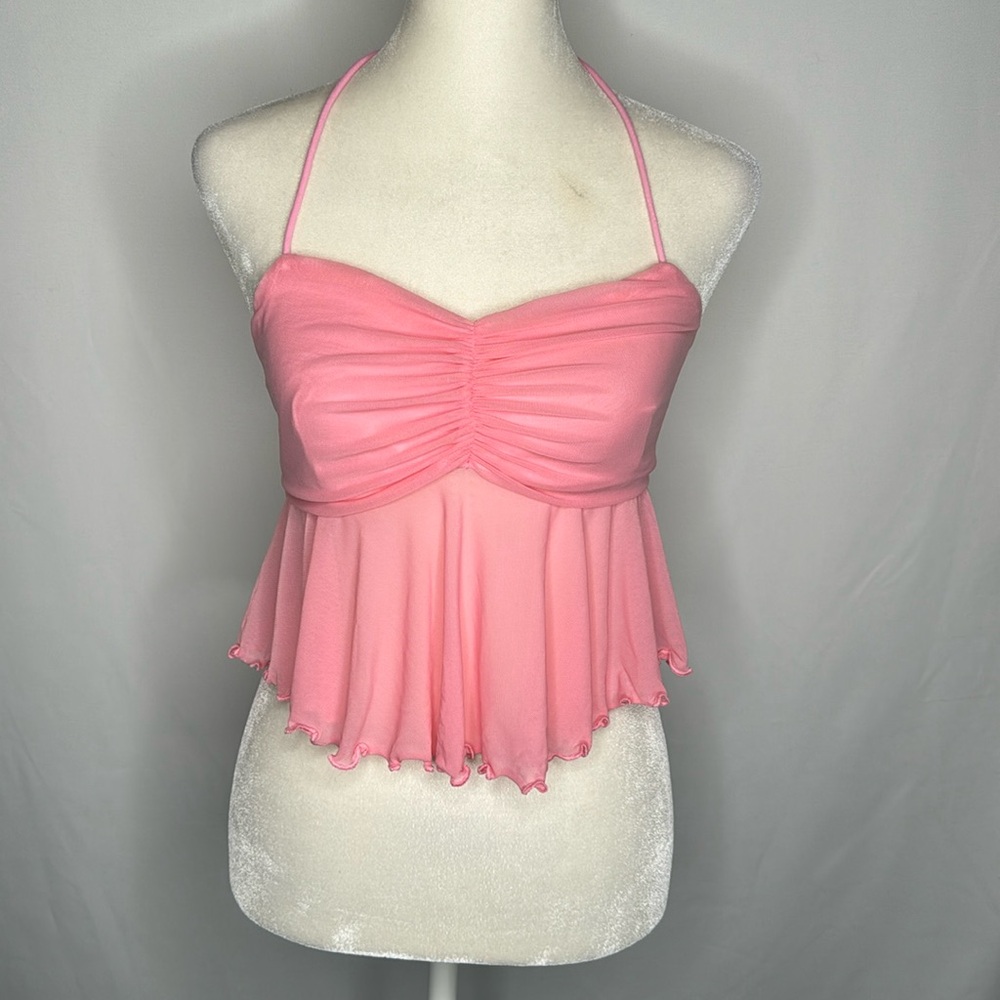 💜3/$15 Shein Pink Crop Top